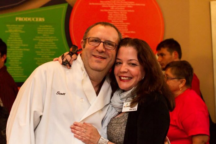 Community Kitchen Manager, Scott Roubeck, and Eileen Spring