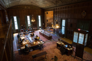 The interior of the main room from the mezzanine. Image credit: Austin Thomason, Michigan Photography.