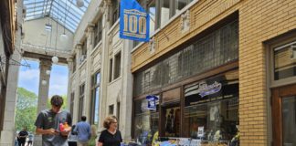 Elmo's new location at Nickels Arcade.