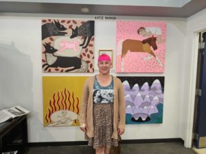 Katie Hammond and her work.