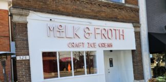 Milk & Froth in the afternoon light. Photo by Drew Saunders.