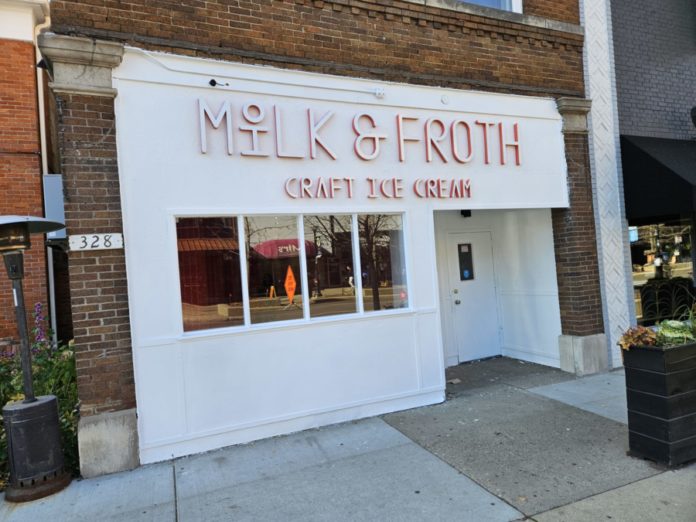 Milk & Froth in the afternoon light. Photo by Drew Saunders.