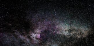 A photo of space.