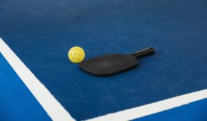 A photo of a pickleball paddle.