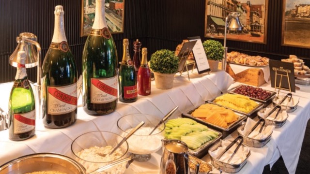 A assortment of food for Easter.