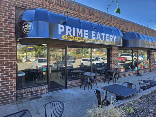 outside view of the Prime Eatery.