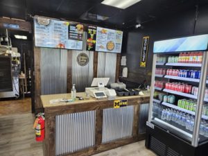 Inside view of the Prime Eatery.