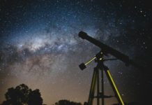 May 2026’s Free Will Astrology Photo of the night sky and a telescope
