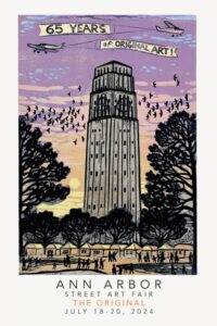 A graphic for the Ann Arbor Art Fair.