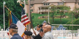 A photo of military officers.