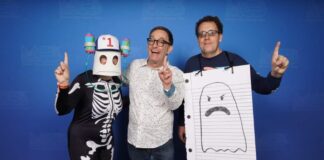 Guys taking fun phots