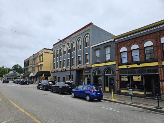 A photo of downtown Ann Arbor.