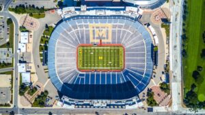 Photo of the big house from above