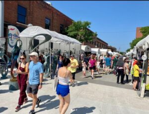 2023 Ann Arbor Art Fair crowd courtesy of @annarborartfair instagram
