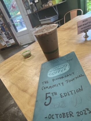 A coffee drink from Roos Roast.