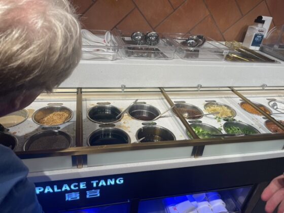 Food items at Palace Tang.