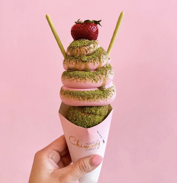 septbiz1 A photo of a sweet treat in a cone.