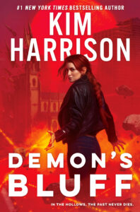 Red book cover with standing woman