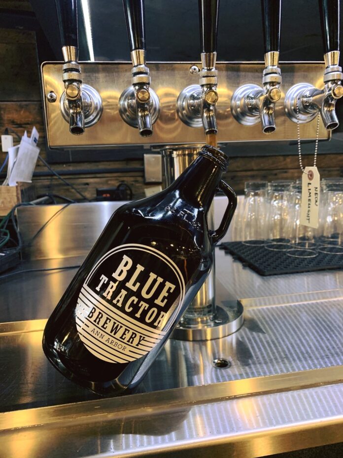 Growler on tap