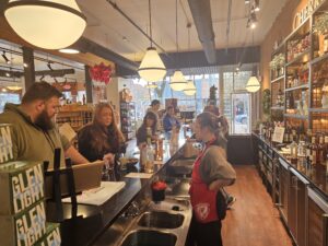 inside wine bar