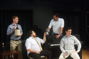 4 performers on stage