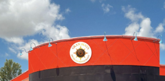 Photo of red restaurant