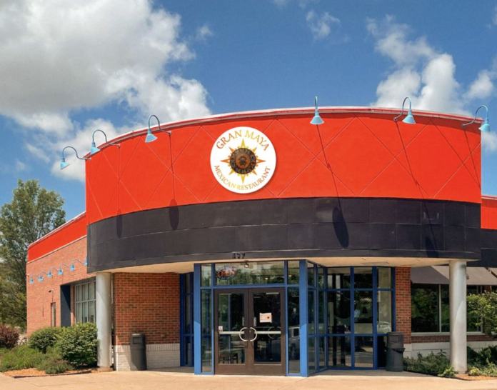 Photo of red restaurant