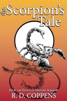 Book cover with scorpion