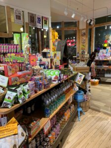 Inside of candy and soda store