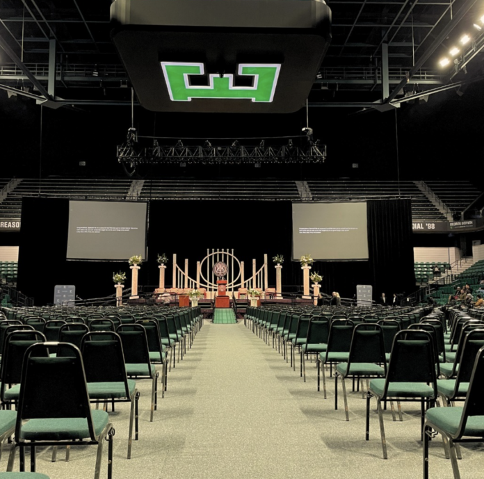 Commencement ceremony location