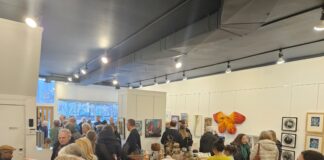 The crowd at the Guild of Artisan's show Anything Goes. Photo by Drew Saunders.