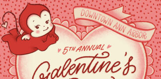 Graphic for Galentines Day event