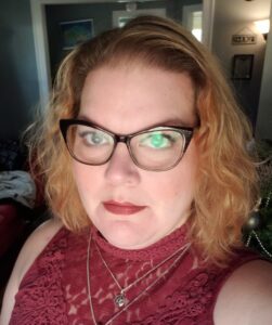 Selfie of woman with glasses