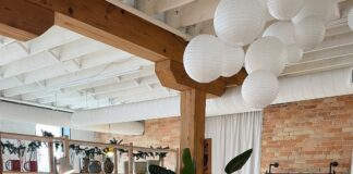 Photo of interior of vintage store with furniture.