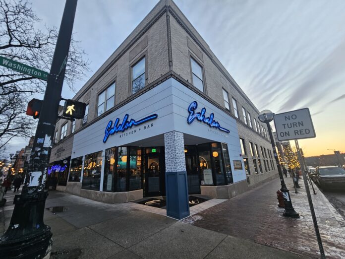 Echelon is located where the old Mongolian Barbecue used to be, at the corner of Main and Washington.