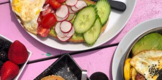 Breakfast foods from The Hen