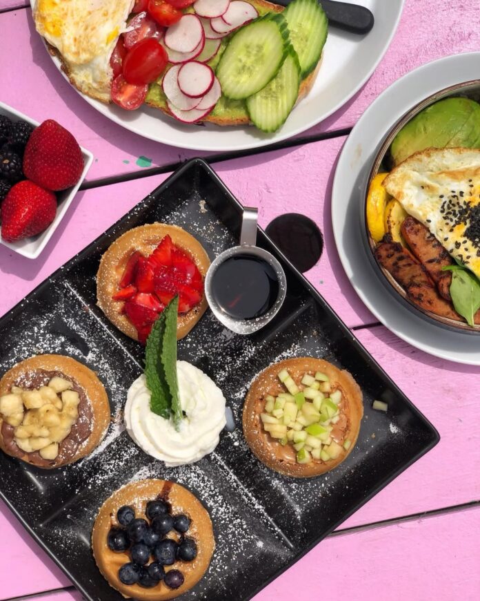 Breakfast foods from The Hen