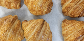 Butter croissants from Rich Grains Bakery.