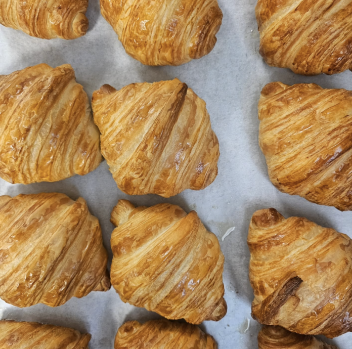Butter croissants from Rich Grains Bakery.