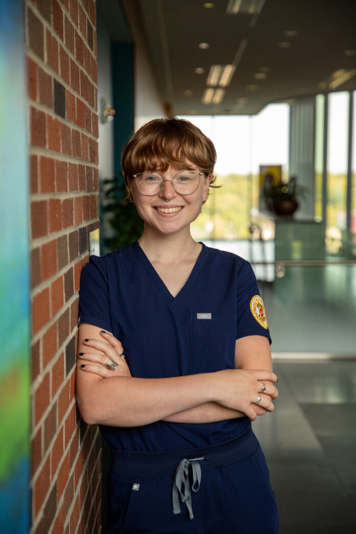 Recipient of the Veterans for Peace (VFP) Scholarship Award, Tess Carichner.