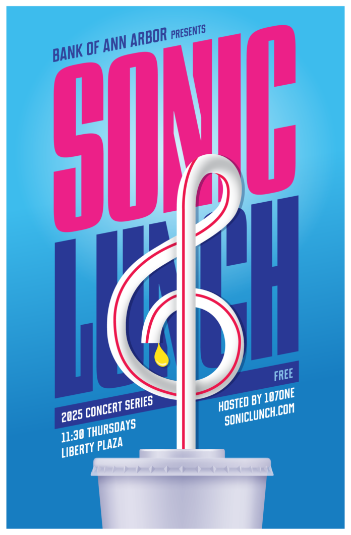 Sonic Lunch 2025 poster. Image credit: Perich Advertising & Design