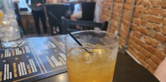 Far from the Orchard cocktail. Photo by Drew Saunders.