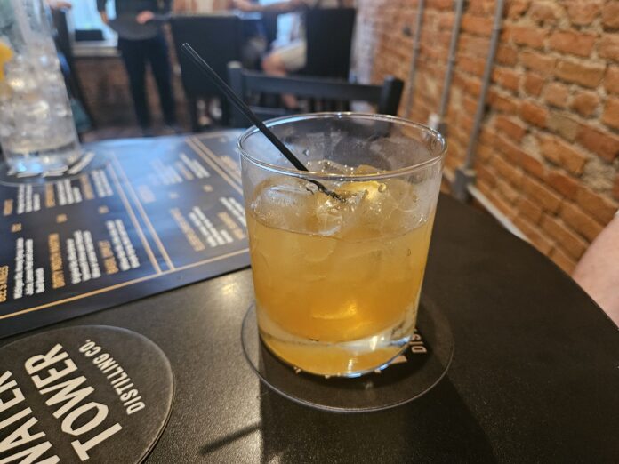 Far from the Orchard cocktail. Photo by Drew Saunders.