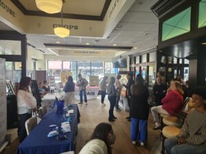 Knight's Steakhouse hosting the Ann Arbor Art Fair poster reveal on May 19. Photo by Drew Saunders.