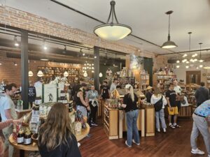 Cherry Republic was packed on Sunday. Photo by Drew Saunders.