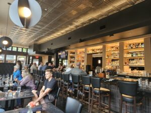 The newly expanded bar at Black Pearl. Photo by Drew Saunders.