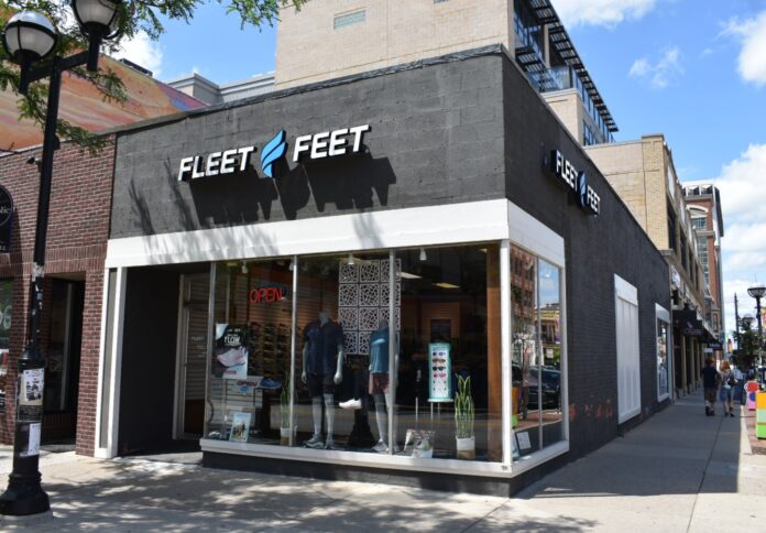 Fleet Feet's location on 4th and Liberty Street.