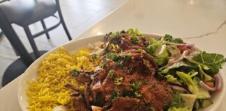 The iskender at Turkish Village. Photo by Drew Saunders.