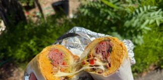 The “Imagination” sandwich on a hero, from the “heavy-hitters” section of the menu. Photo by Anna Whitney.