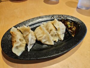 The goyza at Saica. Photo by Drew Saunders.